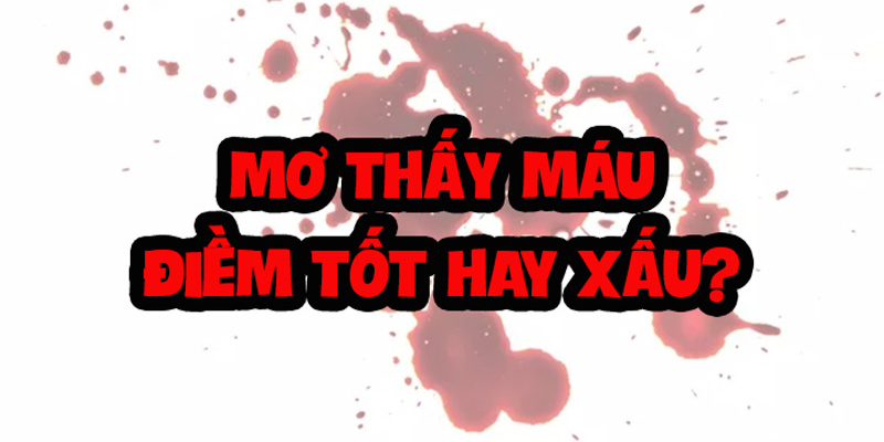 Giải mã nằm mơ thấy máu trong từng trường hợp