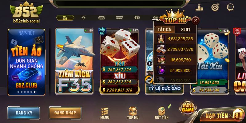 Giới thiệu về cổng game bài bom tấn B52 Club